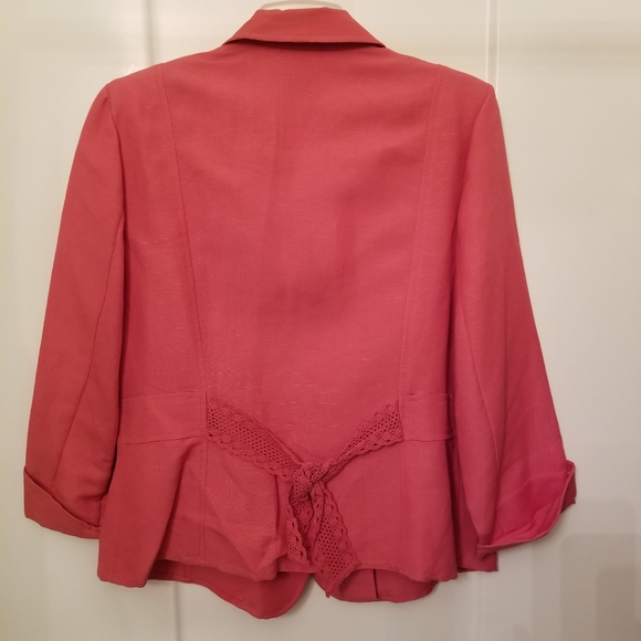 EMMA JAMES size 14 blazer, tie in back - Picture 2 of 5